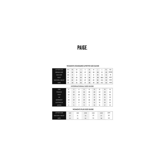 NEW PAIGE cindy with grand hem jean in white noise - Picture 2 of 5